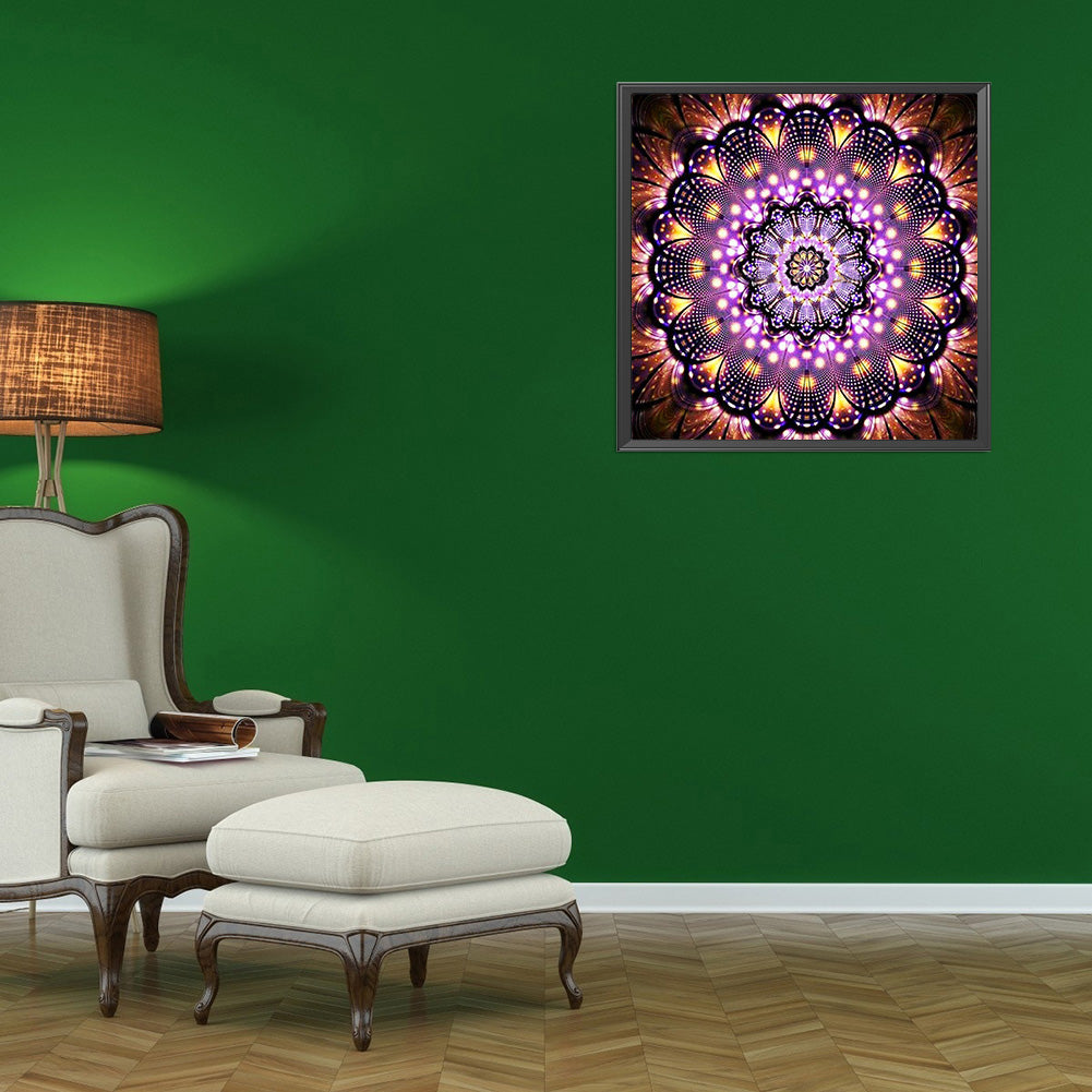 Mandala - Full Round Drill Diamond Painting 30*30CM