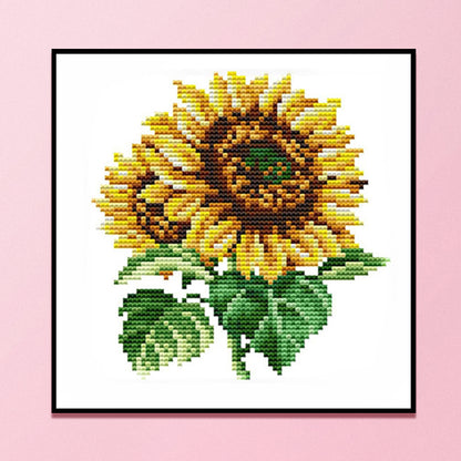 Sunflower - 14CT Counted Cross Stitch 17*17CM