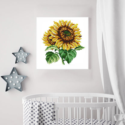 Sunflower - 14CT Counted Cross Stitch 17*17CM