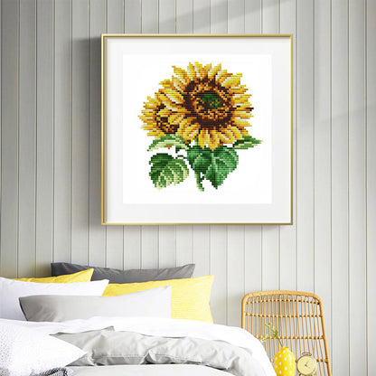 Sunflower - 14CT Counted Cross Stitch 17*17CM