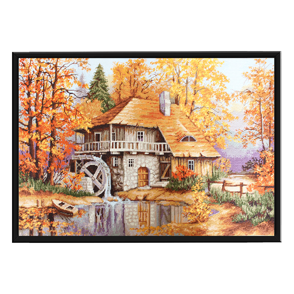 Forest Hut - 11CT Counted Cross Stitch 38*50CM