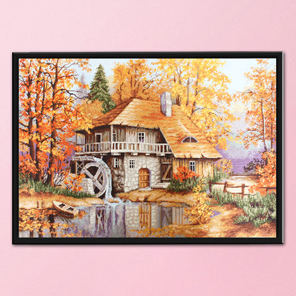 Forest Hut - 11CT Counted Cross Stitch 38*50CM