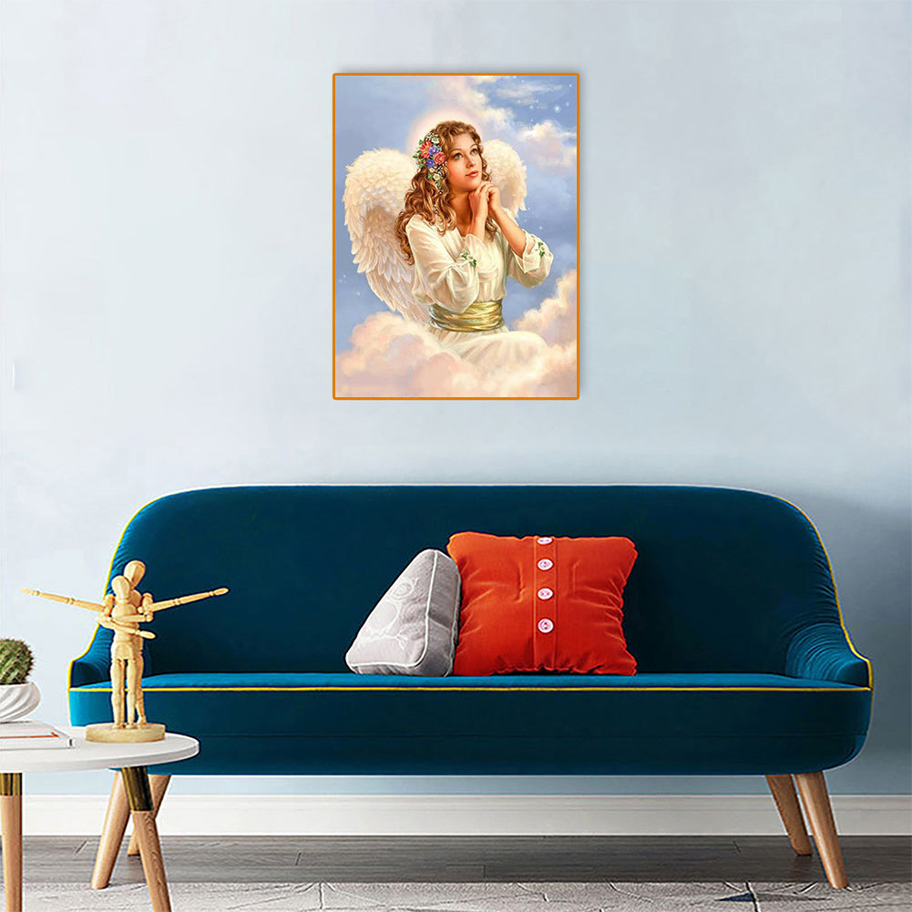 Angel - Full Round Drill Diamond Painting 30*40CM