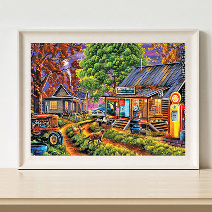 Farm House - Full Round Drill Diamond Painting 40*30CM