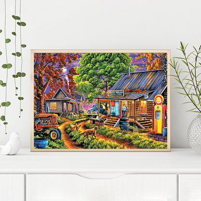 Farm House - Full Round Drill Diamond Painting 40*30CM