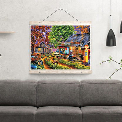 Farm House - Full Round Drill Diamond Painting 40*30CM