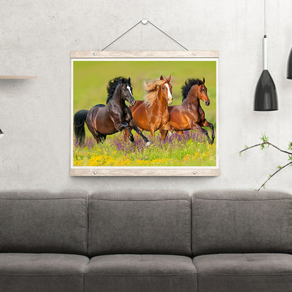 Horse - Full Round Drill Diamond Painting 40*30CM