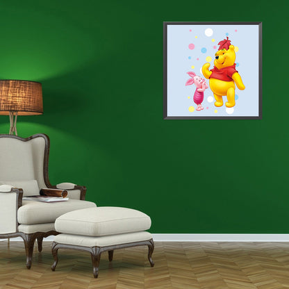 Winnie The Pooh - Full Round Drill Diamond Painting 30*30CM