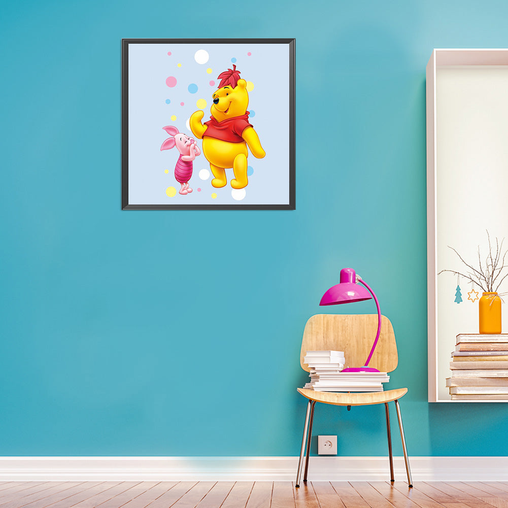 Winnie The Pooh - Full Round Drill Diamond Painting 30*30CM