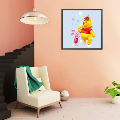 Winnie The Pooh - Full Round Drill Diamond Painting 30*30CM