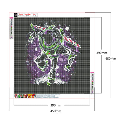 Buzz Lightyear - Full Round Drill Diamond Painting 45*45CM