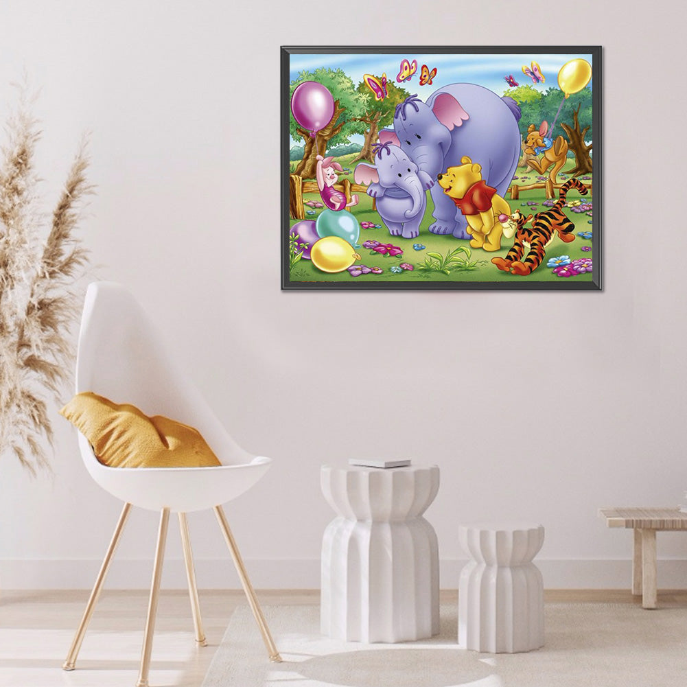 Winnie The Pooh - Full Round Drill Diamond Painting 50*40CM