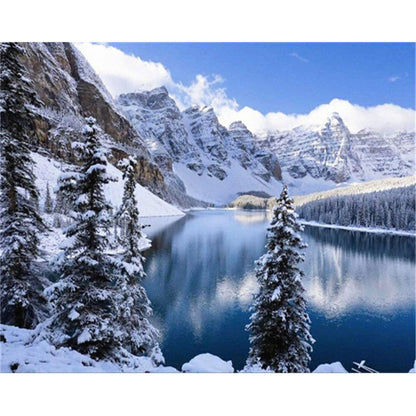 Landscape - Full Round Drill Diamond Painting 60*50CM