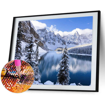 Landscape - Full Round Drill Diamond Painting 60*50CM