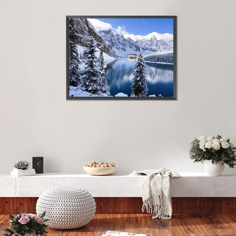 Landscape - Full Round Drill Diamond Painting 60*50CM