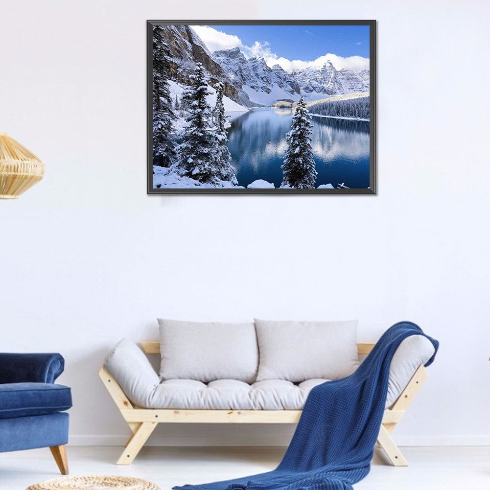 Landscape - Full Round Drill Diamond Painting 60*50CM