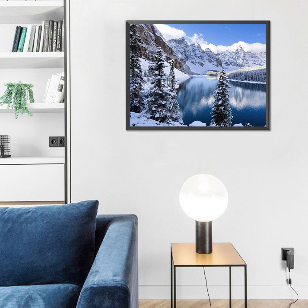 Landscape - Full Round Drill Diamond Painting 60*50CM