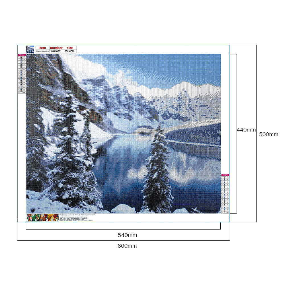 Landscape - Full Round Drill Diamond Painting 60*50CM