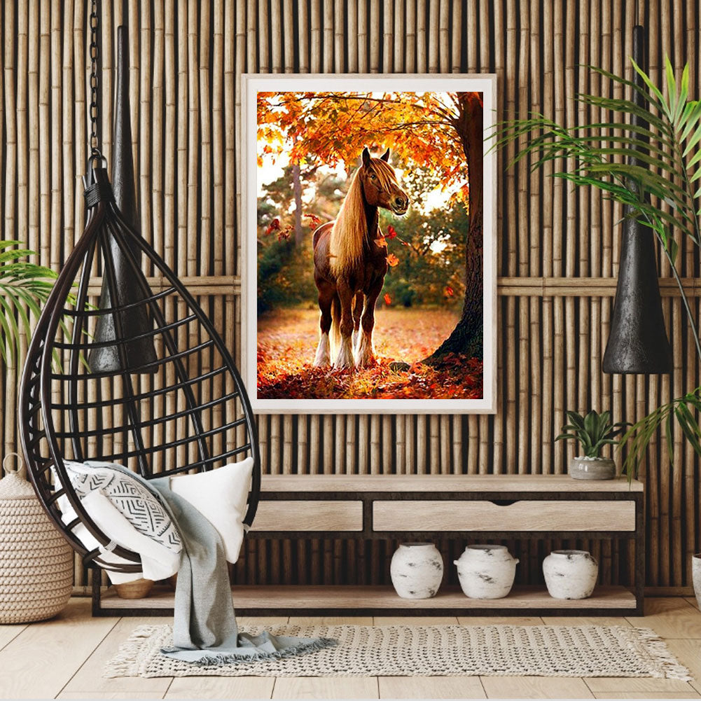 Horse - Full Round Drill Diamond Painting 50*60CM