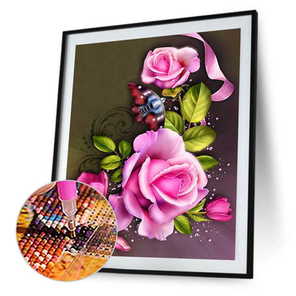 Rose - Full Round Drill Diamond Painting 50*60CM