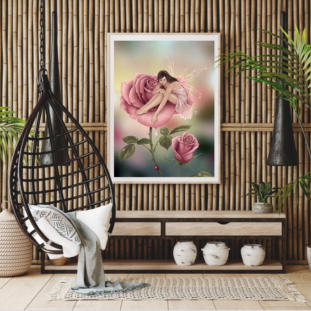 Rose - Full Round Drill Diamond Painting 50*60CM