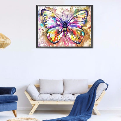 Butterfly - Full Round Drill Diamond Painting 40*30CM