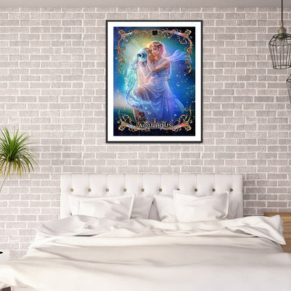 Aquarius God - Full Round Drill Diamond Painting 40*50CM