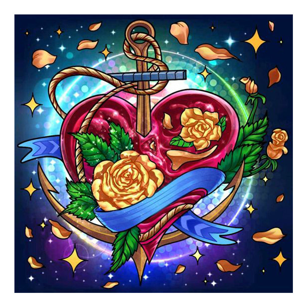 Love - Full Round Drill Diamond Painting 40*40CM