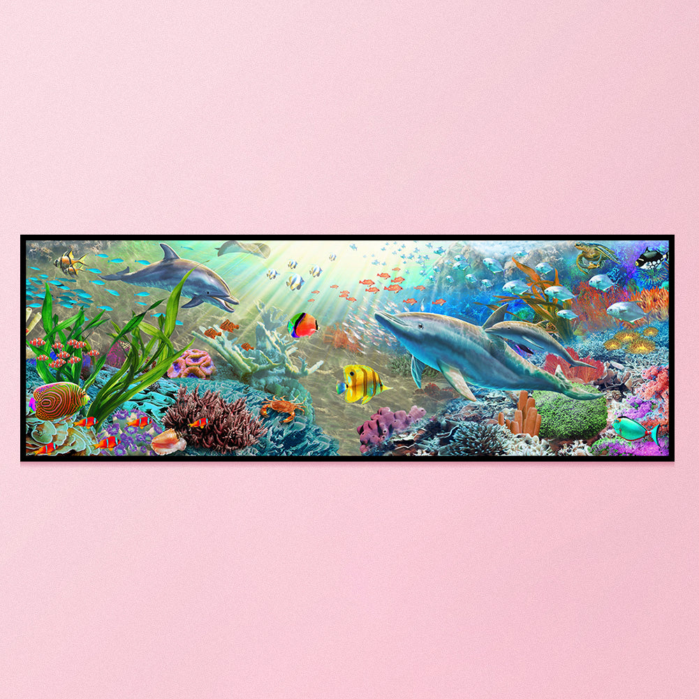 Ocean World - 11CT Counted Cross Stitch 30*90CM