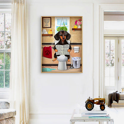 Dog - Full Round Drill Diamond Painting 30*40CM