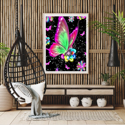 Butterfly - Full Round Drill Diamond Painting 50*60CM