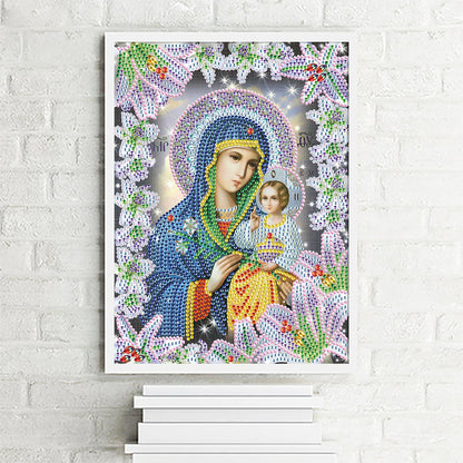 Religion - Special Shaped Drill Diamond Paiting 25*30cm