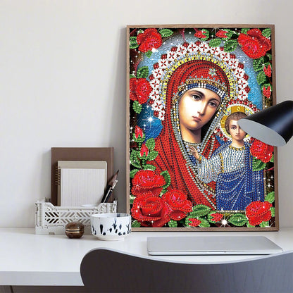 Religion - Special Shaped Drill Diamond Paiting 25*30cm