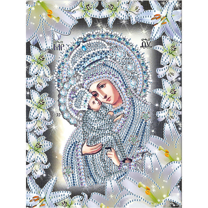 Religion - Special Shaped Drill Diamond Paiting 25*30cm