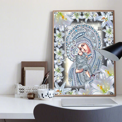 Religion - Special Shaped Drill Diamond Paiting 25*30cm