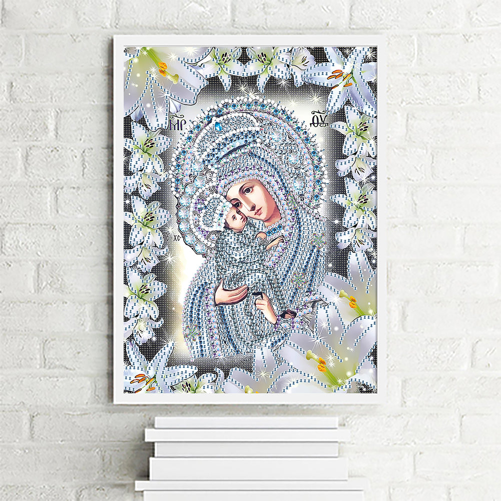 Religion - Special Shaped Drill Diamond Paiting 25*30cm