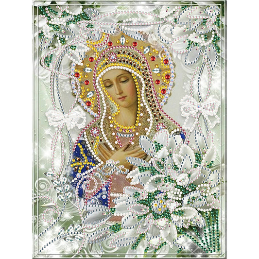 Religion - Special Shaped Drill Diamond Paiting 25*30cm