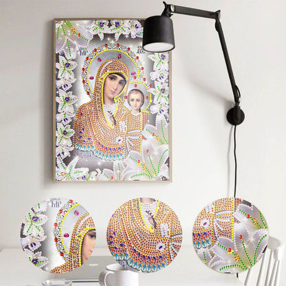 Religion - Special Shaped Drill Diamond Paiting 25*30cm