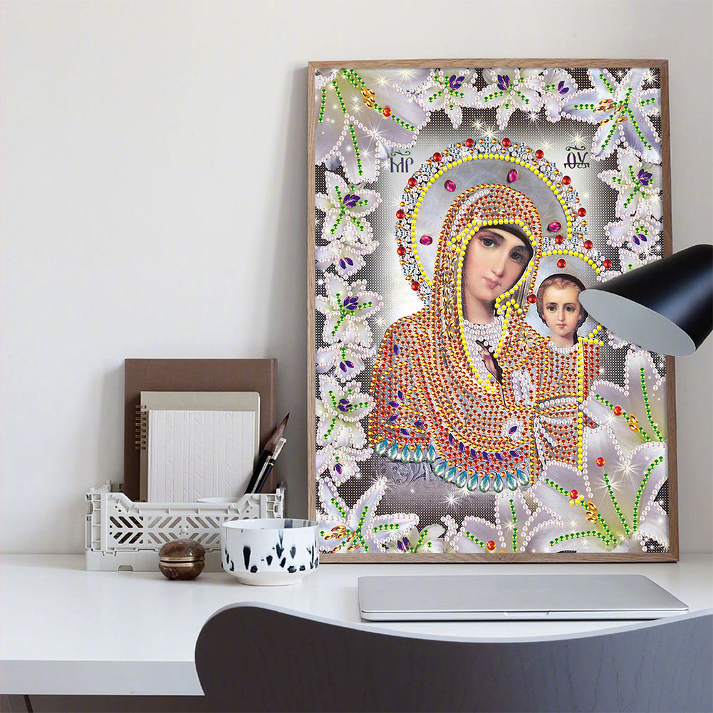 Religion - Special Shaped Drill Diamond Paiting 25*30cm