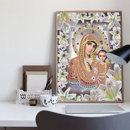 Religion - Special Shaped Drill Diamond Paiting 25*30cm