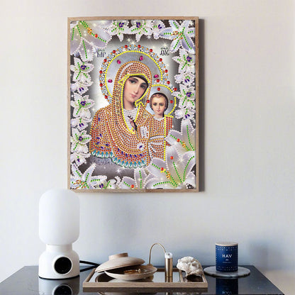 Religion - Special Shaped Drill Diamond Paiting 25*30cm