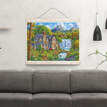 Garden Scenery - Full Square Drill Diamond Painting 40*30CM