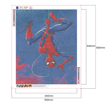 Hero Spiderman - Full Square Drill Diamond Painting 50*60CM