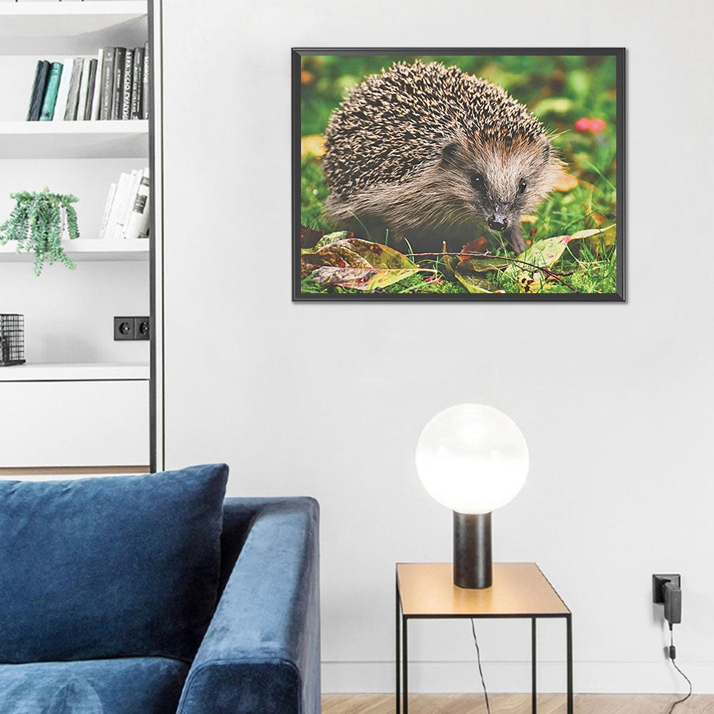 Hedgehog - Full Round Drill Diamond Painting 40*30CM