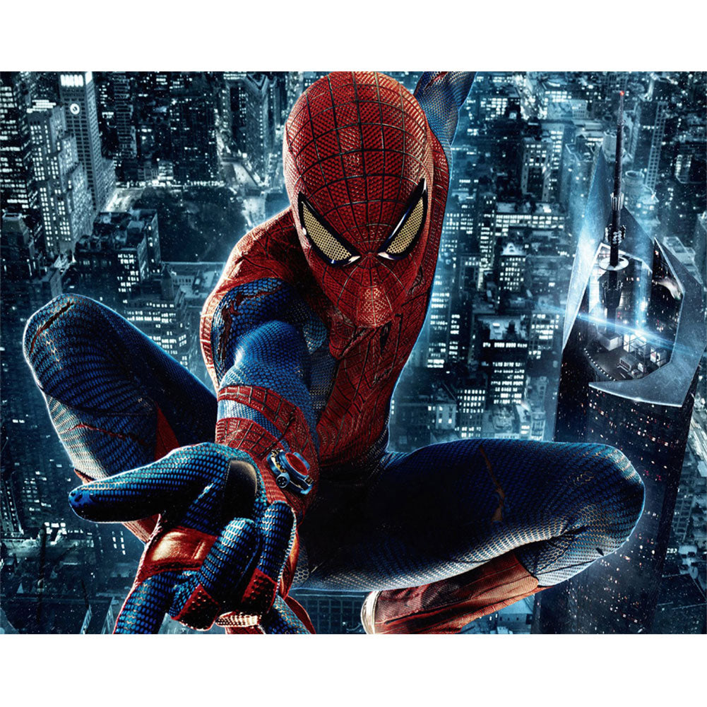 Spiderman - Full Round Drill Diamond Painting 50*40CM