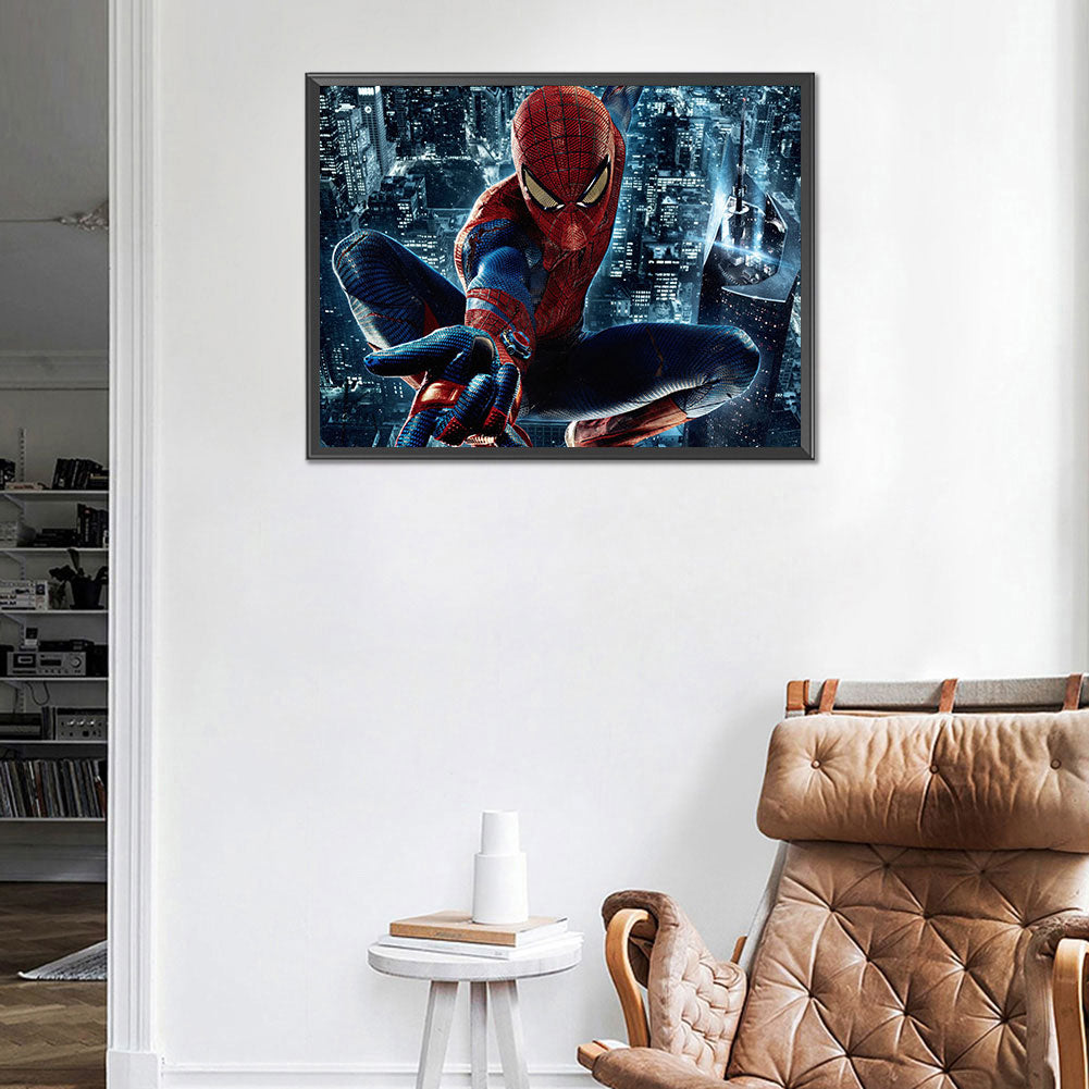 Spiderman - Full Round Drill Diamond Painting 50*40CM