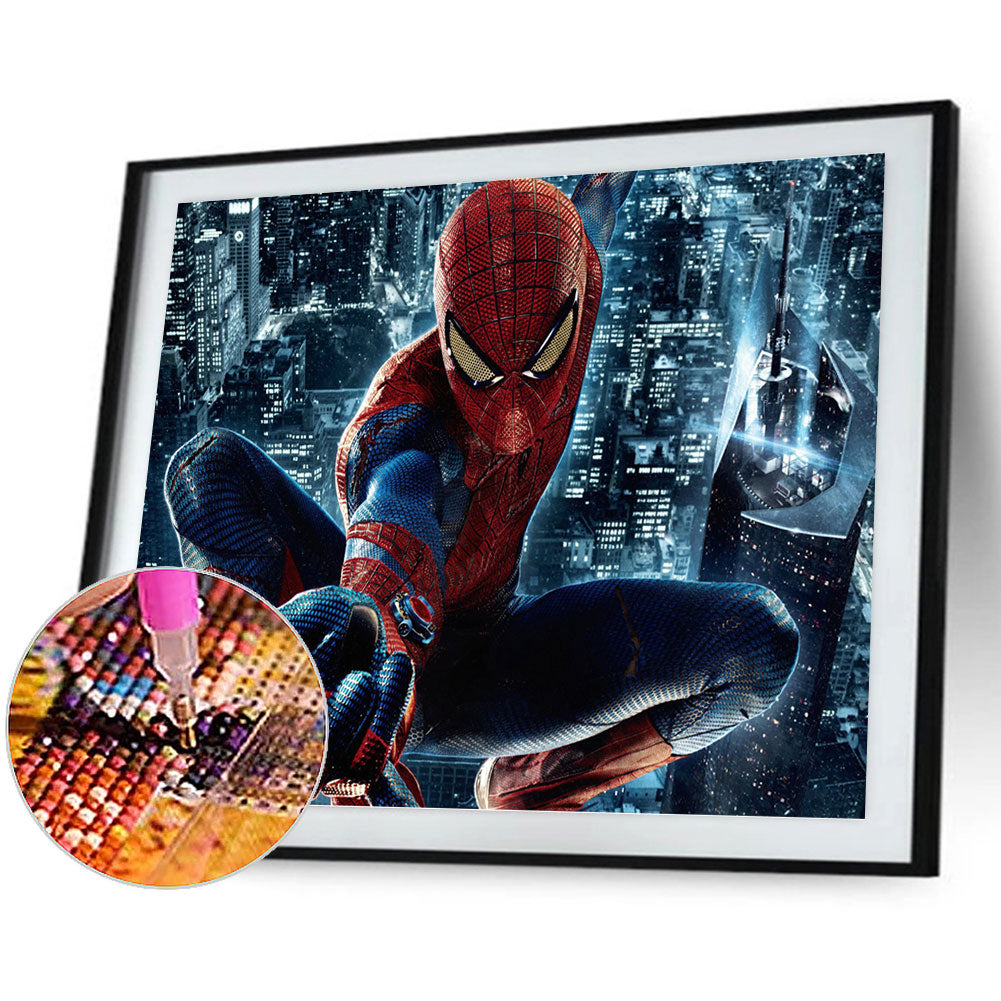 Spiderman - Full Round Drill Diamond Painting 50*40CM