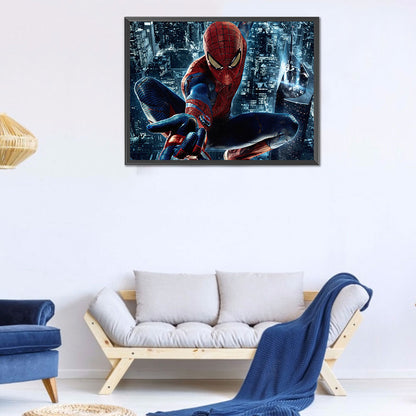 Spiderman - Full Round Drill Diamond Painting 50*40CM