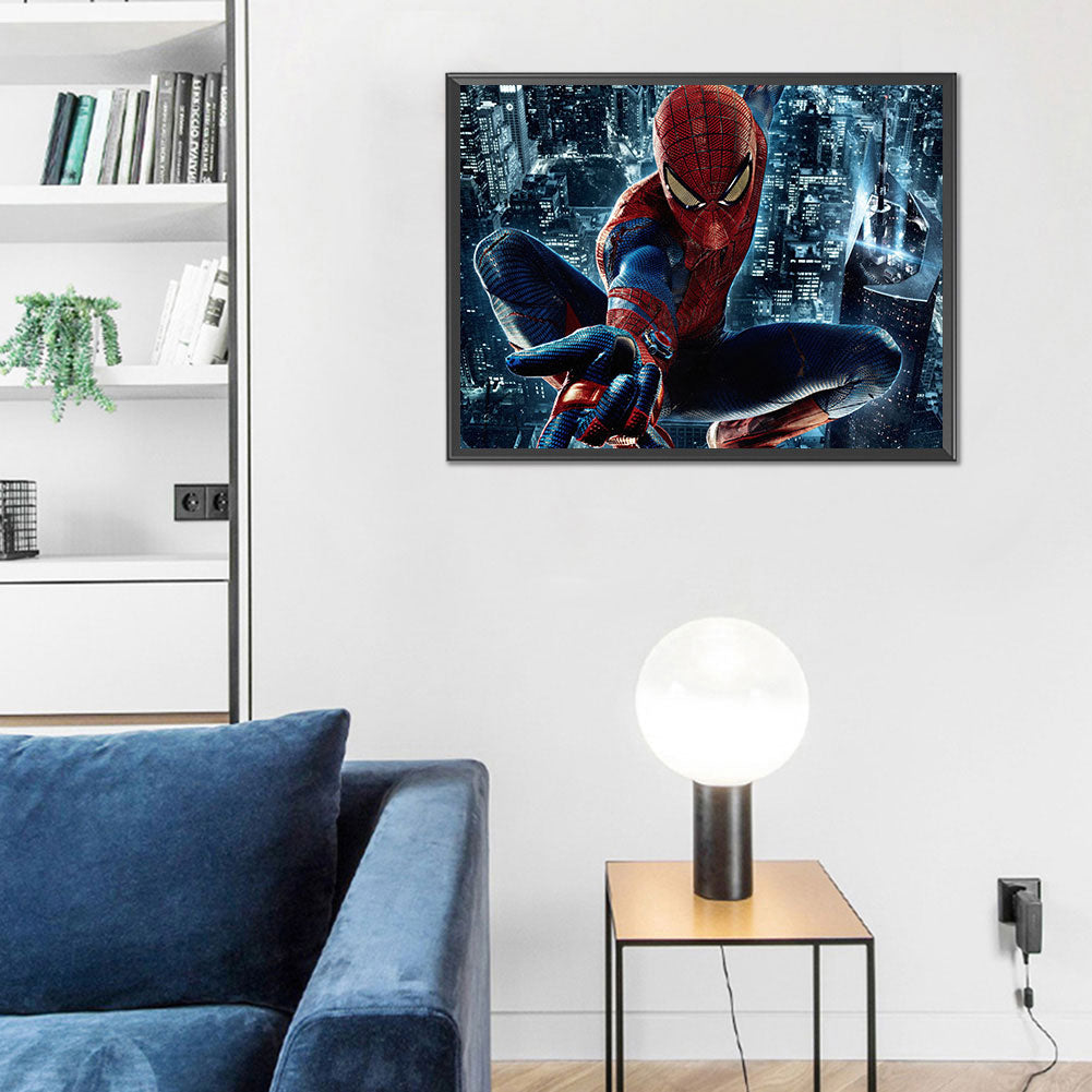 Spiderman - Full Round Drill Diamond Painting 50*40CM