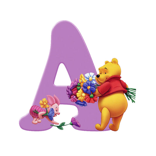 English Alphabet - Full Round Drill Diamond Painting 50*50CM